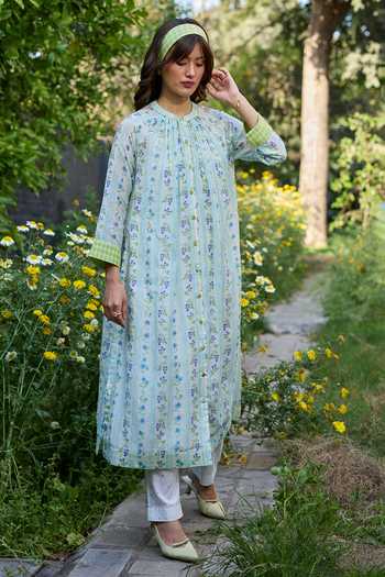 Surmaye Hidden Orchard Print Kurta & Pant Set 