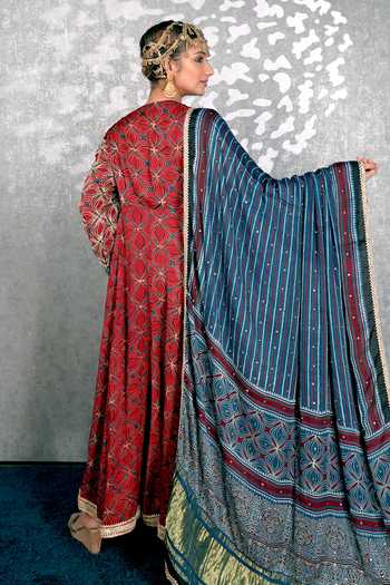 Sheeshakari Anarkali Pattern Anarkali Set 