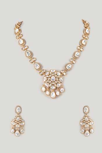 Namasya Floret Necklace & Earrings Set  