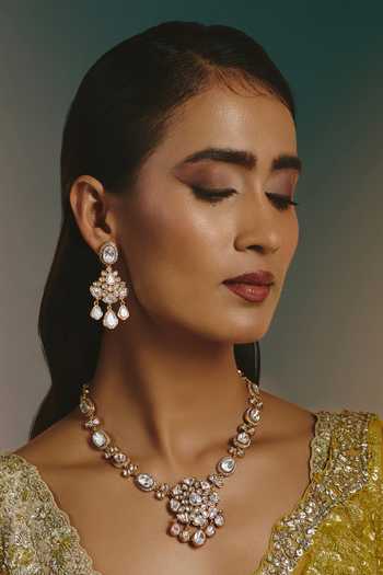 Namasya Floret Necklace & Earrings Set  