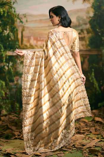 Samyukta Singhania Banarsi Tissue Saree & Blouse Set 