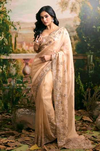 Samyukta Singhania Organza Saree & Blouse Set 