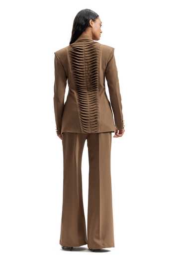 Cilvr Studded Lapel Power Blazer 