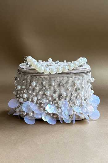 Shop_Plode_Beige Jute Embellished Structured Vanity Bag _Online_at_Aza_Fashions