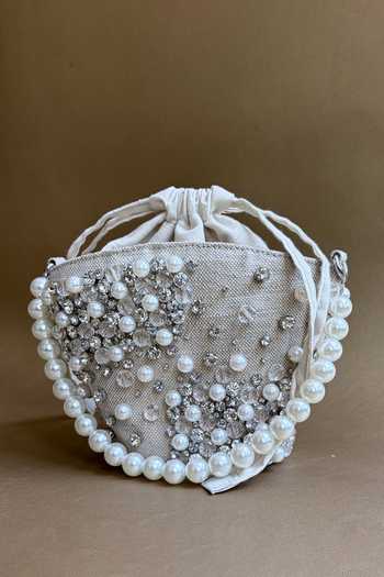 Plode Jute Embellished Tub Bag 