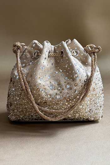 Shop_Plode_Gold Starlit Embellished Bucket Bag 