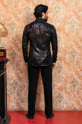 Yajy By Aditya Jain Ashva Utsav Embroidered Blazer & Pant Set 