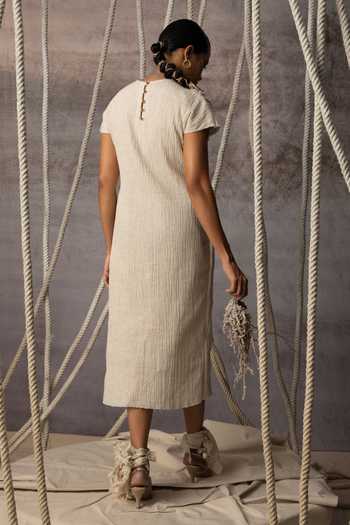 Kritika Murarka Ivory Lace Embroidered Dress 