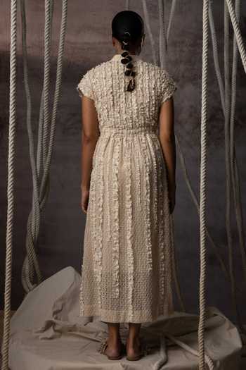 Kritika Murarka Lace Ruched Dress 