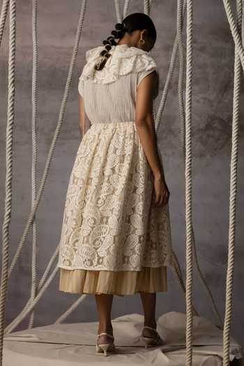 Kritika Murarka Stripe Pattern Layered Skirt 