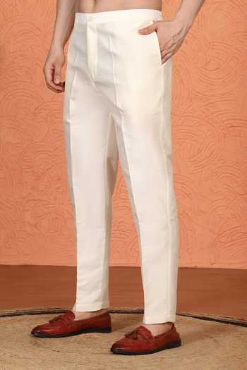 Aham-Vayam Blue Cotton Embroidered Kurta And Pant Set Online at Aza Fashions Aham-Vayam_Blue Cotton Embroidered Kurta And Pant Set _Online_at_Aza_Fashions