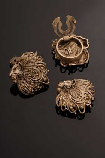 Cosa Nostraa Superb Simba Button Covers - Set of 3 