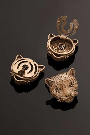 Cosa Nostraa Regal Panther Emblem Button Covers - Set of 3 