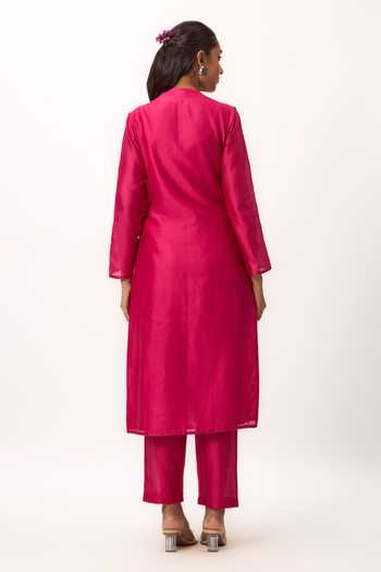 Ruchi Marodia Lotus Bloom Jaal Kurta Set 