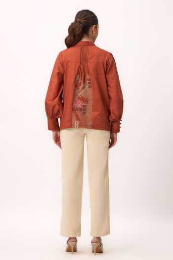 Ruchi Marodia Shami Whisper Cotton Satin Shirt 