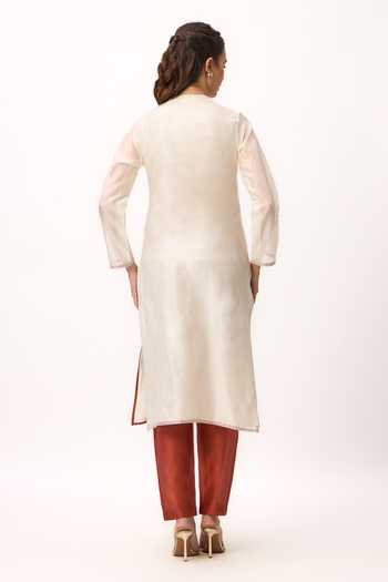 Ruchi Marodia Lotus Bloom Jaal Kurta Set 