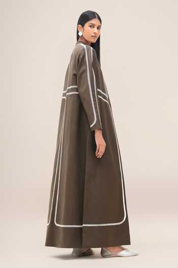 Ampm Ravida Cotton Linen Abaya & Dress Set 
