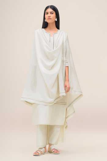 Ampm Aranya Chanderi Kurta Palazzo Set 