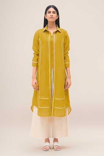 Ampm Merula Linen Tunic & Palazzo Set 