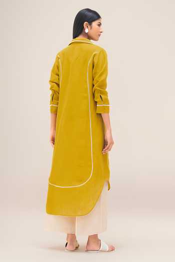 Ampm Merula Linen Tunic & Palazzo Set 