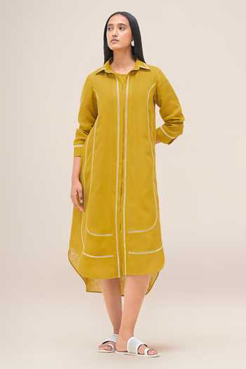 Ampm Malkoha Linen Shirt Dress Set 