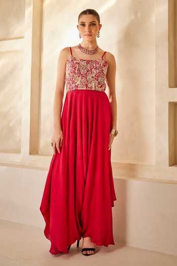Anu Pellakuru Laal Ira Embroidered Jumpsuit 