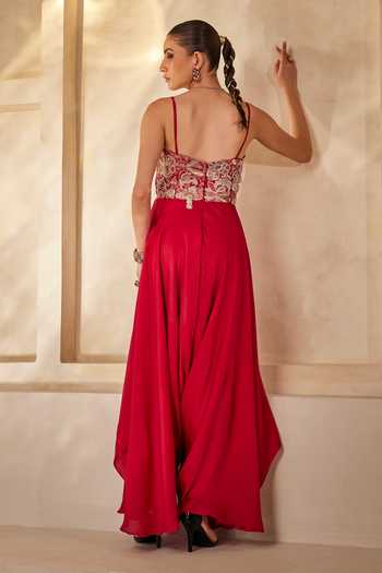 Anu Pellakuru Laal Ira Embroidered Jumpsuit 
