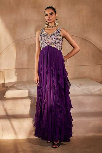 Anu Pellakuru Mehrunisa Embroidered Gown 