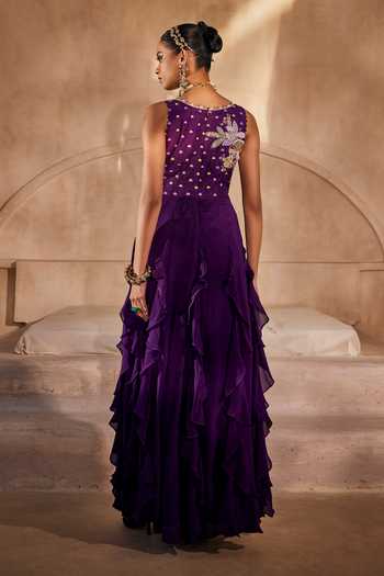 Anu Pellakuru Mehrunisa Embroidered Gown 