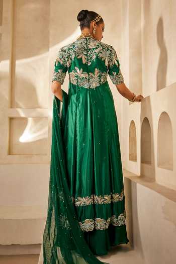 Anu Pellakuru Mehra Embroidered Anarkali Set 