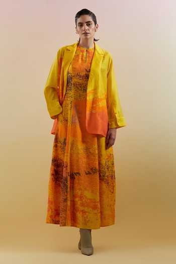 Clos Gliss Ombre Jacket With Dress 