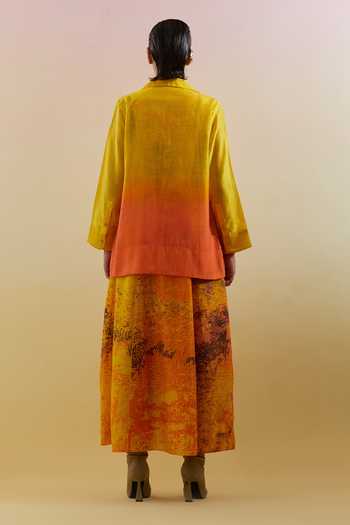 Clos Gliss Ombre Jacket With Dress 