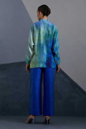 Clos Cascade Oceanic Teal Jacket & Pant Set 