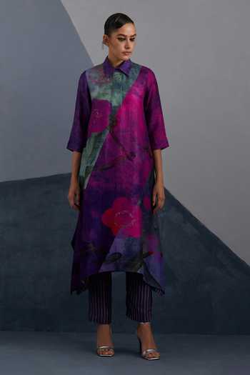 Clos Vineyard Print Kurta & Pant Set 