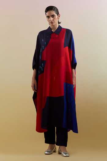 Clos Zenith Print Kaftan & Pant Set 