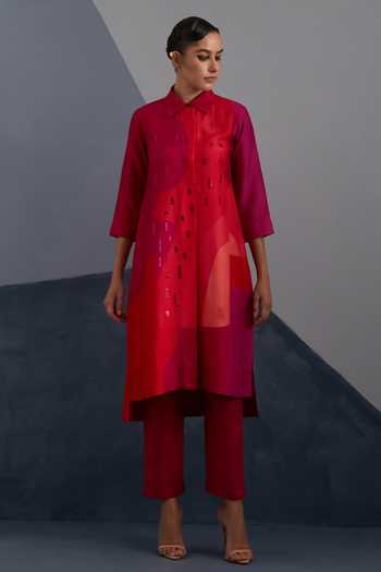 Clos Zenith Print Kurta & Pant Set 