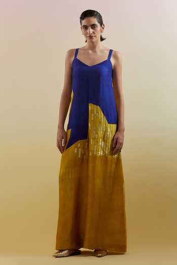 Clos Omen Azure & Amber Jumpsuit 