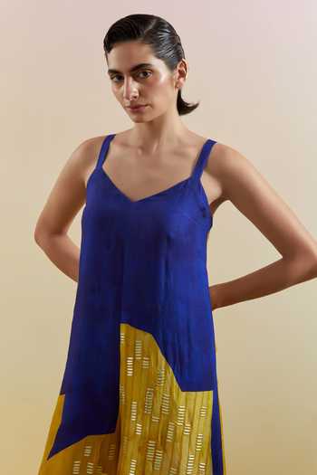 Shop_Clos_Blue Omen Azure And Amber Jumpsuit _Online_at_Aza_Fashions