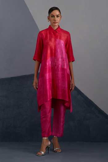 Clos Omen Print Kurta & Pant Set 