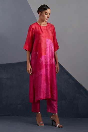 Clos Omen Printed Kurta & Pant Set 