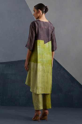 Clos Omen Print Kurta & Pant Set 