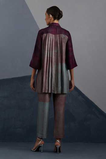 Clos Omen Print Shirt & Pant Set 