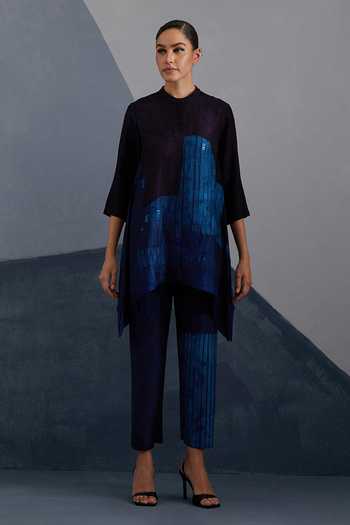 Clos Omen Print Shirt & Pant Set 