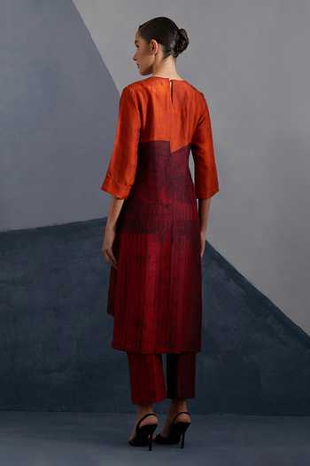 Clos Omen Print Kurta & Pant Set 