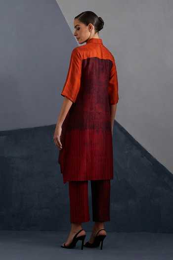 Clos Omen Print Kurta & Pant Set 