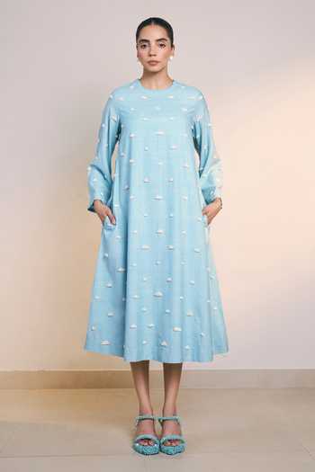 Ilk Ice Blue Whisper Dress 
