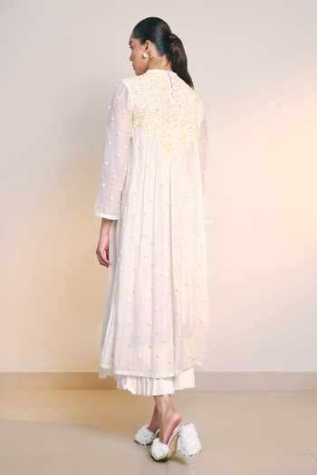 Ilk Off White Flicker Dress 