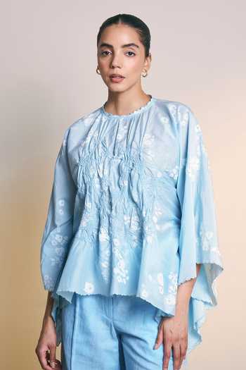 Ilk Ice Blue Elise Top 