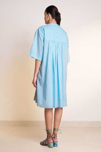Ilk Ice Blue Frame Dress 