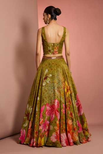Neha Khullar Floral Pattern Lehenga Set 